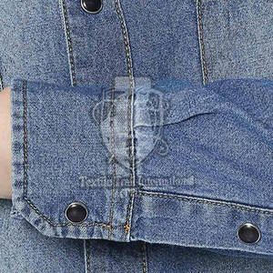 Hot Sale Customized Quick Dry Outdoor Casual <b>Men</b> Jeans <b>Shirts</b> Lightweight <b>Men</b> Jean <b>Shirt</b> with Full Sleeves - Product Image 6