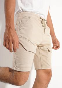 Bangladesh Made Custom Made Logo Broderie Design Tissé Cargo Hommes Shorts Premium 100% Coton Longueur Au Genou Multi Couleur Options - Product Image 2