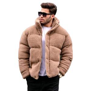 High Quality Fashion OEM Outdoor Winter Shiny Padded Down Men custom Puffer Jacket - Product Image 6