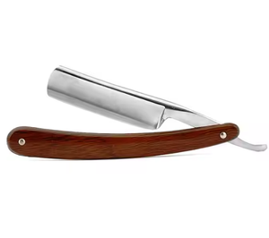 Navaja de Afeitar Profesional de Alta Calidad con Diseño Personalizado, Nuevo Estilo, Mango de Madera, Herramienta de Afeitado para Barbería - Product Image 2