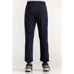 Pantalon homme bleu texturé 100% coton AW-TR24-028 Taille XL 6XL Style formel classique Décoration à rayures latérales Couleur personnalisable - Product Image 4