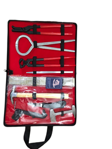 ชุดฮูปม้าขนยาว9ชิ้นชุดเครื่องมือพร้อมกระเป๋าสไตล์กระเป๋าเอกสาร - Product Image 6