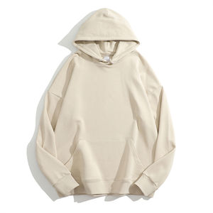 Sudadera con Capucha Unisex de Moda, 450 GSM, Estilo Cardigan, Oversize, Lavado Ácido Desgastado, Estampado, Doble Cremallera, Invierno, Tinte Liso - Product Image 6