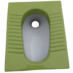 China Blanco Verde Doble Color En cuclillas Orissa Eastern Pan High Deep Water Closet Inodoro Artículos sanitarios a un precio barato - Product Image 1