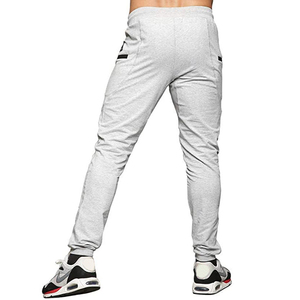 Pantalones Deportivos para Hombre al por Mayor OEM, Personalizados, 2026, 100% Algodón, Gris Jaspeado, Secado Rápido, Transpirables, Cómodos, Cintura Media - Product Image 3