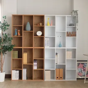 8 Cube Free Standing <b>Display</b> <b>Book</b> Shelves Filing Cabinet for Narrow Space - Product Image 5