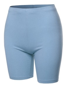 Pantalones Cortos de Ciclismo para Mujer, Color Sólido, Poliéster, Elastano, 100% Algodón, Cintura Media Elástica, Tela Oxford Ecológica, Logotipo Personalizado, Oferta - Product Image 2