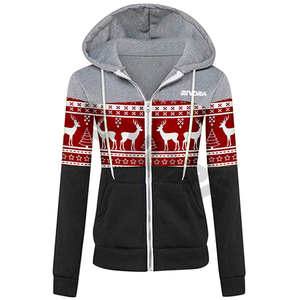 Vente en gros OEM de sweatshirts à capuche avec logo personnalisé brodés en polaire costumes pour femmes vente en gros de sweatshirts courts jogger - Product Image 4