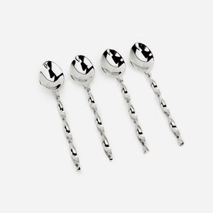 Couverts en acier inoxydable finis enduits de couleur noire à poignée élégante couverts allant au lave-vaisselle pour l'hôtel et le café ensemble de 5 pièces - Product Image 3