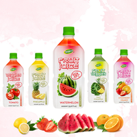 Internationale Standaard Fabrieksgeproduceerde Watermeloen Sap 1000ml PET Fles NFC Niet-geconcentreerd Echt Fruitsap HALAL Gecertificeerd