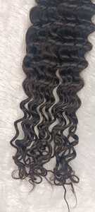 Extensions de cheveux humains bouclés birmans sans enchevêtrement pour filles et femmes Type de cheveux indiens de qualité Remy Hair - Product Image 4