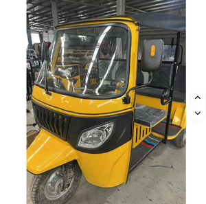 Gasoline 3-4 Passenger Royal Rickshaw <b>Mini</b> Bus Tricycle for Sightseeing Tourism Closed Body 200cc - Product Image 4