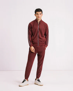 Chándal de secado rápido para hombres Entrenamiento deportivo Chándal de algodón suave transpirable con cremallera completa y conjunto de Jogger - Product Image 3