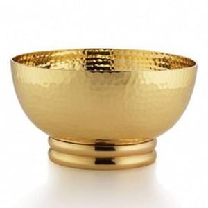 Decoración de mesa de CENA DE Hotel de lujo, cuenco de Metal para servir comida, cuenco de latón decorativo con acabado antiguo para servir frutas - Product Image 4