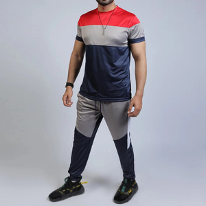 Nuevo Conjunto Deportivo de Verano Personalizado para Hombre, Venta al Por Mayor, Color y Talla Personalizables, Camiseta y Pantalón, 100% Algodón Ligero - Product Image 4