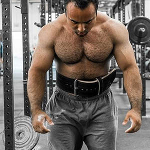 Offre Spéciale Haltérophilie Ceintures à Double Prong Heavy Duty Fitness Rembourré Haltérophilie Ceintures en cuir - Product Image 3