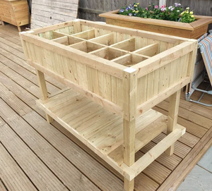 Jardinière minimaliste en bois pour herbes aromatiques (auto-arrosante) - Product Image 5