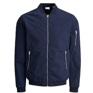 Chaqueta bomber para hombre, resistente al agua y al viento, ligera, de tela antidesgarro, para exteriores. - Product Image 1