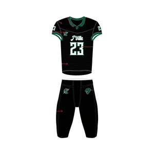 Conjunto de Uniforme de Fútbol Americano para Niños, Manga Corta, Diseño Animal, Técnica de Sublimación, Spandex/Poliéster, Antibacteriano - Product Image 2