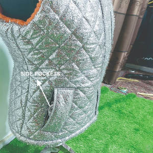 Veste bomber rembourrée sans manches de haute qualité, col montant, veste matelassée pour homme, gilet - Product Image 2