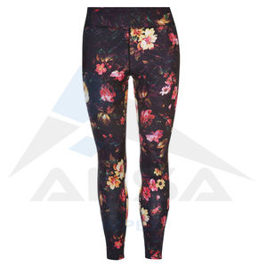 Collants sans couture de sport d'entraînement d'hiver pour femmes dernière conception ensemble de leggings sublimés taille haute motif imprimé respirant - Product Image 2
