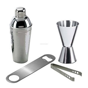 Mélange de boissons 6 pièces outils de Bar en acier inoxydable Kit de barman fini en cuivre avec support pour le barman à domicile Kit pour avec support - Product Image 6