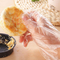 Gants jetables thermosoudés en PE recyclable, imprimés en héliogravure, grande taille, haute qualité pour usage domestique, fabriqués au Vietnam, personnalisables
