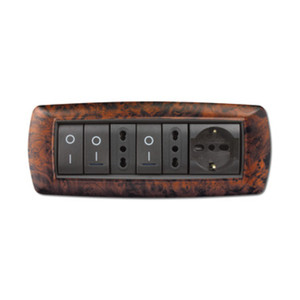 Placca Life Mod. Living Plastica Radica 7 Posti - Product Image 1