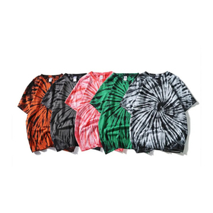 Camiseta Casual Holgada con Estampado Tie-Dye para Hombre, Cuello Redondo y Manga Corta, Última Colección Verano 2026, en Oferta - Product Image 1