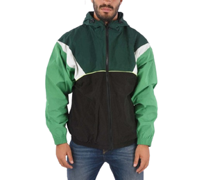 Chaqueta Cortavientos con Capucha, Impermeable, Transpirable, con Logotipo Personalizado, Forro de Malla, para Hombre, Talla Grande, con Cierre - Product Image 5