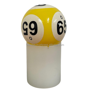 Decoraciones de bolas de bingo multicolor de 6 caras de alta calidad tradicionales para equipos de Bingo - Product Image 1