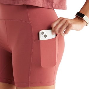 Pantalones cortos deportivos de verano para mujer de moda de EE. UU. con bolsillo para teléfono, pantalones cortos informales para gimnasio, bolsillos cómodos con cordón - Product Image 2