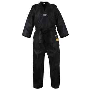 Uniformes d'entraînement Poly Dobok de haute qualité 100-200cm tissu blanc Taekwondo pour vêtements d'arts martiaux - Product Image 1