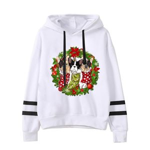 Sudadera CON CAPUCHA DE Navidad para hombre adulto de diseño único 100% algodón ligero y duradero bordado Puff estampado para invierno - Product Image 3