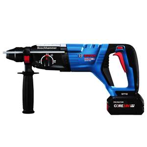 PROFACTOR 18V Sin Escobillas de Iones de Litio de 1-1/8 Pulgadas Kit de Martillo Rotatorio Inalámbrico Bulldog con 2 Baterías de 8 Ah Preconectadas - Plus SDS- - Product Image 4