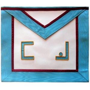 Hand Made <b>Gold</b> Embroidery Past Master Regalia Good Quality Lodge Knight Templar Masonic Apron - Product Image 6