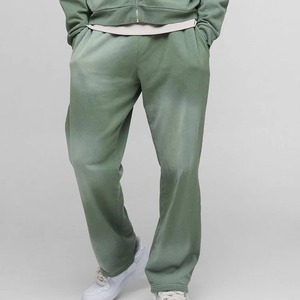 Blank Washed Oversized <b>Hoodie</b> and Jogger Set Hot Selling Pullover Cotton Baggy Tracksuits for Men - Product Image 6