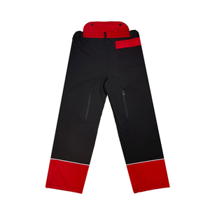 Pantalones de Seguridad de Alta Visibilidad para Trabajos Forestales con Cintura Elástica y Protección para Motosierra - Product Image 1