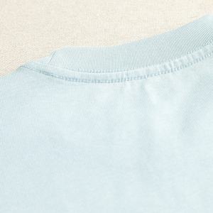 T-shirts unis personnalisés à imprimer T-shirt à broderie à épaules tombantes 100% coton épais pour hommes - Product Image 4