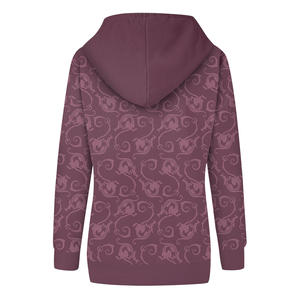 ผู้ค้าส่งเสื้อฮู้ดดี้ผ้าฝ้าย 100% คุณภาพสูงสำหรับฤดูหนาว/ฤดูใบไม้ร่วง  รับสกรีนลายตามสั่งสำหรับผู้หญิง - Product Image 6