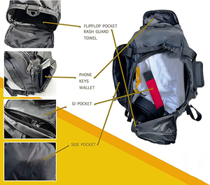Sacs de Jiu Jitsu Brésilien Léger à Séchage Rapide de Haute Qualité OEM Logo Personnalisé Nouveau Dernier Style Art Martial - Product Image 6