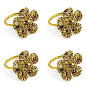 Anillos de Servilleta Modernos y Ecológicos, Materiales de Resina/Metal/Madera/Vidrio, Decoración de Mesa - Product Image 5