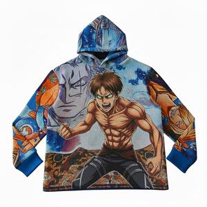 Wholesale Customized Men's Winter Hoodies & Sweatshirts with 3D Embroidery Plain Dyed Designs Custom Sublimation Printing - Product Image 3