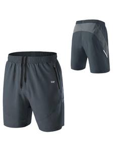 GAF Short de sport pour homme 5 '6 pouces anti-rides à séchage rapide Short de sport avec poches zippées pour homme - Product Image 4