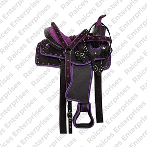 Sillín de caballo de cuero inglés nuevo de alta calidad con tarifa al por mayor Producto de tendencia superior sillín de caballo de montar inglés de cuero - Product Image 1