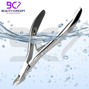 Coupe-cuticules en acier inoxydable, coupe-ongles à large ouverture, lame courbée, durable, professionnel, pour retirer les peaux mortes des ongles des pieds - Product Image 2