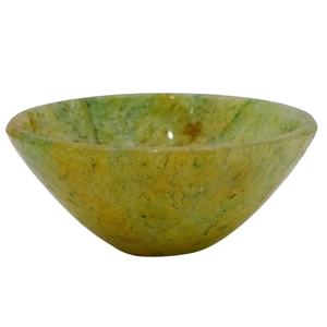 Vesuvianite heena ชามคริสตัลหินอัญมณีธรรมชาติแกะสลักด้วยมือของตกแต่งบ้าน - Product Image 3