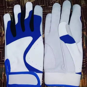 Guantes de Bateo de Béisbol 2025 Multicolores de Cuero de Alta Calidad con Cierre de Velcro, Duraderos y Ligeros para Adultos - Product Image 2