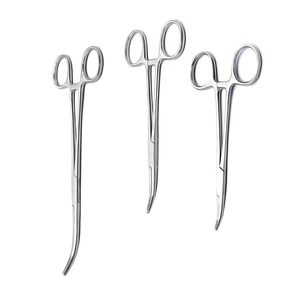 Pinzas quirúrgicas MEDIHEAL SURGICAL CORPORATION Mosquito Forceps, curvas con bloqueo, acabado Dall, 12.5cm, acero inoxidable para hospital, venta al por mayor - Product Image 3