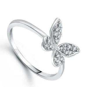 Vente flash Bague de mariage en argent classique et élégante en argent sterling 925 pour fiançailles ou cérémonie Disponible à un prix abordable - Product Image 6